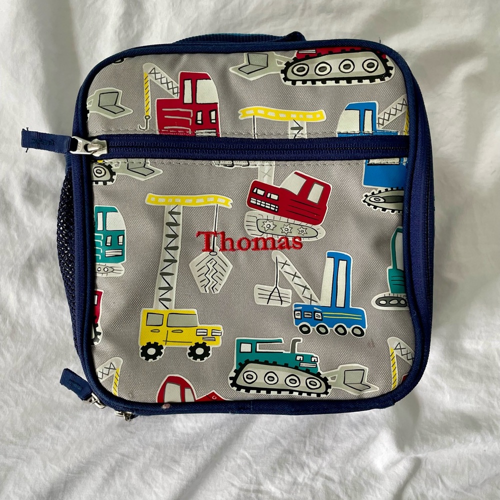 🚜 Pottery Barn Kids Mackenzie Classic Lunch Box Jax Glow in the Dark